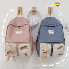 School Bag Woman Campus Middle School Student Junior High School Student Elementary School Student Girl Heart Backpack Backpack